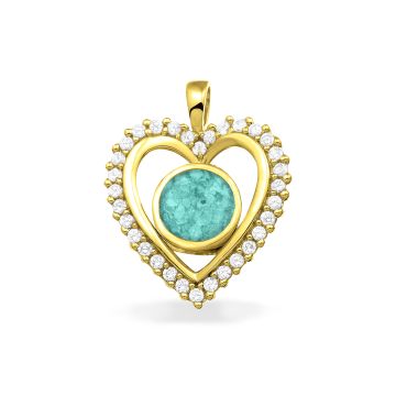 Classic Gem Heart Pendant