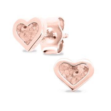 Heart ear studs