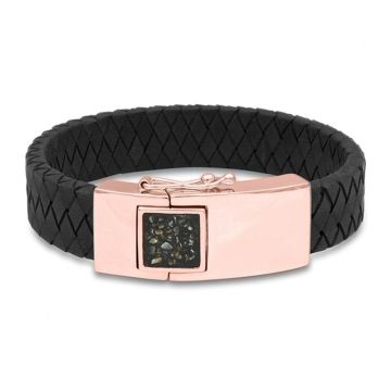 Large Clasp Leather Bracelet
