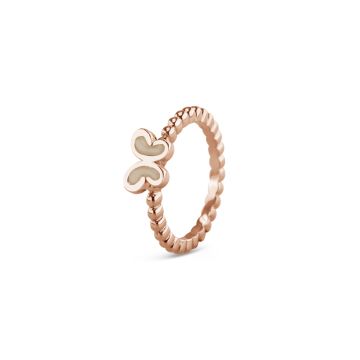 Bubble Band Butterfly Ring