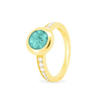 Round Head Gem Ring Band