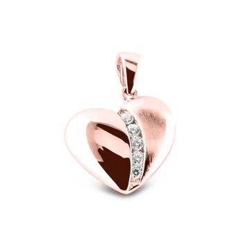 Matt/Polished Heart Pendant